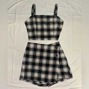 NWOT  Skort set